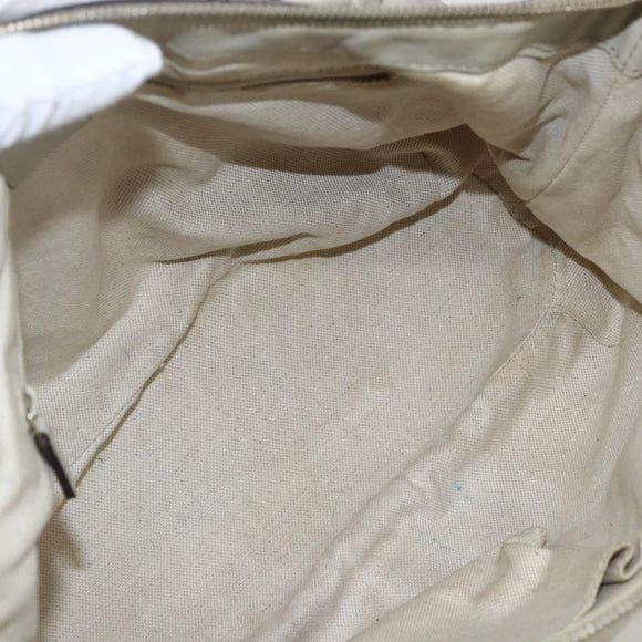 GUCCI GG Canvas Guccissima Sukey Bag Leather 2way Ivory Gold 247902 Auth ep12526