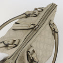 GUCCI GG Canvas Guccissima Sukey Bag Leather 2way Ivory Gold 247902 Auth ep12526-6