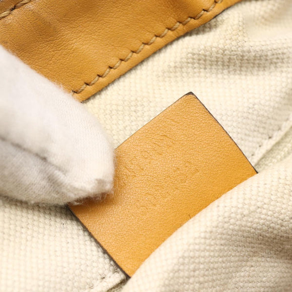 GUCCI GG Canvas Guccissima Sukey Bag Leather 2way Yellow 247902 Auth ep12527