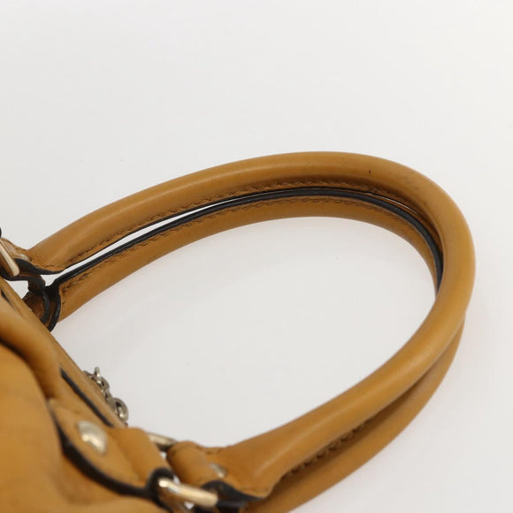 GUCCI GG Canvas Guccissima Sukey Bag Leather 2way Yellow 247902 Auth ep12527