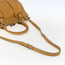 GUCCI GG Canvas Guccissima Sukey Bag Leather 2way Yellow 247902 Auth ep12527-9