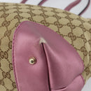GUCCI GG Canvas Heart Bit Tote Bag Beige Gold 269956 Auth ep12530-15