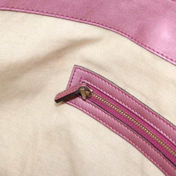 GUCCI GG Canvas Heart Bit Tote Bag Beige Gold 269956 Auth ep12530