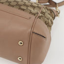 GUCCI GG Canvas Web Sherry Line Mayfair Bag 2way Beige Red 269894 Auth ep12531-16