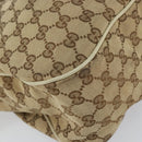 GUCCI GG Canvas Sukey Tote Bag Beige Gold 296835 Auth ep12532-14