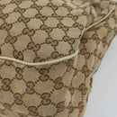 GUCCI GG Canvas Sukey Tote Bag Beige Gold 296835 Auth ep12532-15