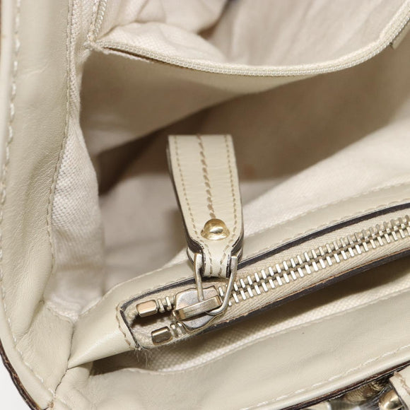GUCCI GG Canvas Sukey Tote Bag Beige Gold 296835 Auth ep12532