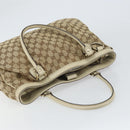 GUCCI GG Canvas Sukey Tote Bag Beige Gold 296835 Auth ep12532-6