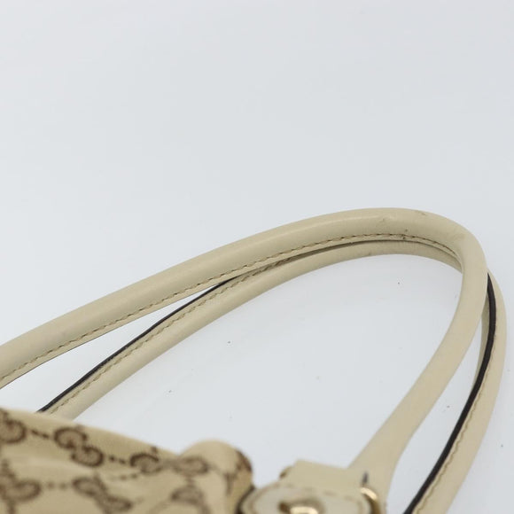 GUCCI GG Canvas Sukey Tote Bag Beige Gold 296835 Auth ep12532