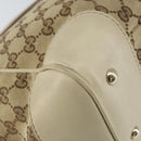 GUCCI GG Canvas Web Sherry Line Mayfair Tote Bag Beige Red 257061 Auth ep12533-13