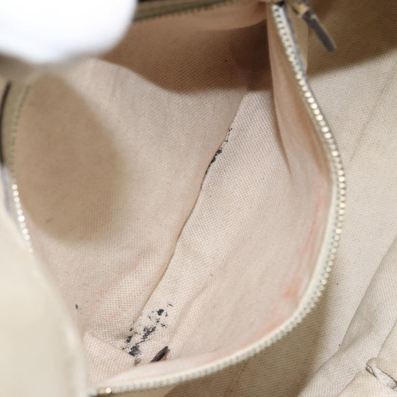 GUCCI GG Canvas Web Sherry Line Mayfair Tote Bag Beige Red 257061 Auth ep12533