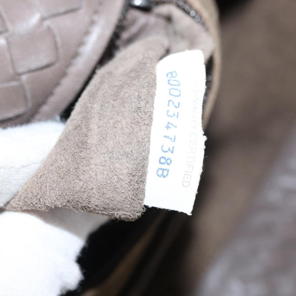 BOTTEGA VENETA INTRECCIATO Tote Bag Leather Gray Auth ep12538