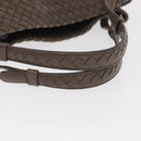 BOTTEGA VENETA INTRECCIATO Tote Bag Leather Gray Auth ep12538-7