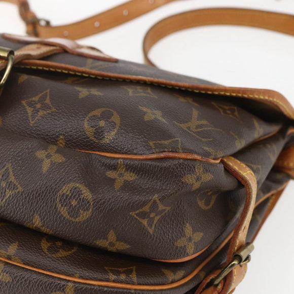 LOUIS VUITTON Monogram Saumur 30 Shoulder Bag M42256 LV Auth ep12539