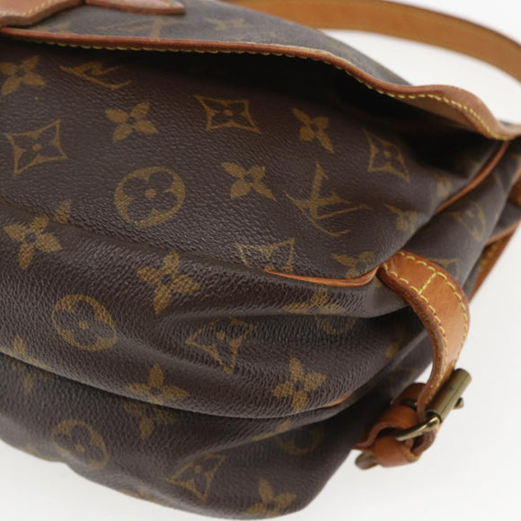 LOUIS VUITTON Monogram Saumur 30 Shoulder Bag M42256 LV Auth ep12539