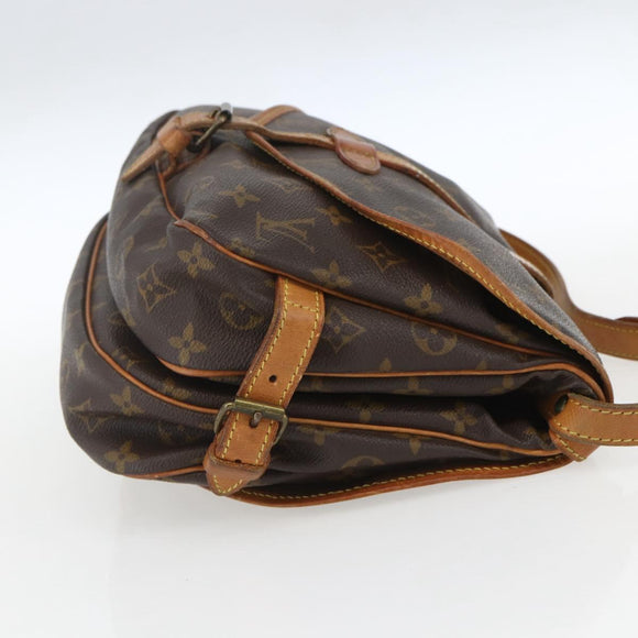 LOUIS VUITTON Monogram Saumur 30 Shoulder Bag M42256 LV Auth ep12539