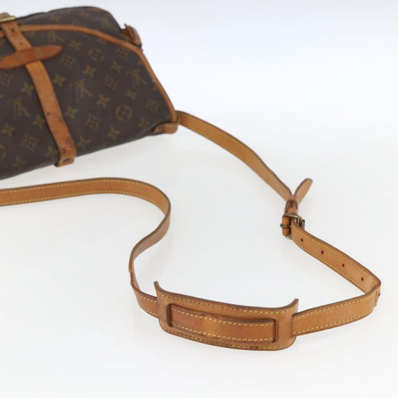 LOUIS VUITTON Monogram Saumur 30 Shoulder Bag M42256 LV Auth ep12539