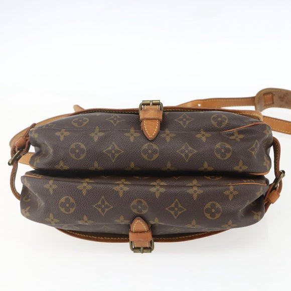 LOUIS VUITTON Monogram Saumur 30 Shoulder Bag M42256 LV Auth ep12539