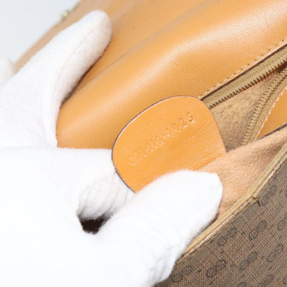 GUCCI Micro GG Supreme Shoulder Bag PVC Beige Gold 001 116 4425 Auth ep12545