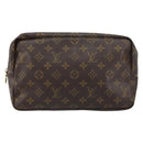 LOUIS VUITTON Monogram Trousse Toilette 28 Clutch Bag M47522 LV Auth ep12551-13