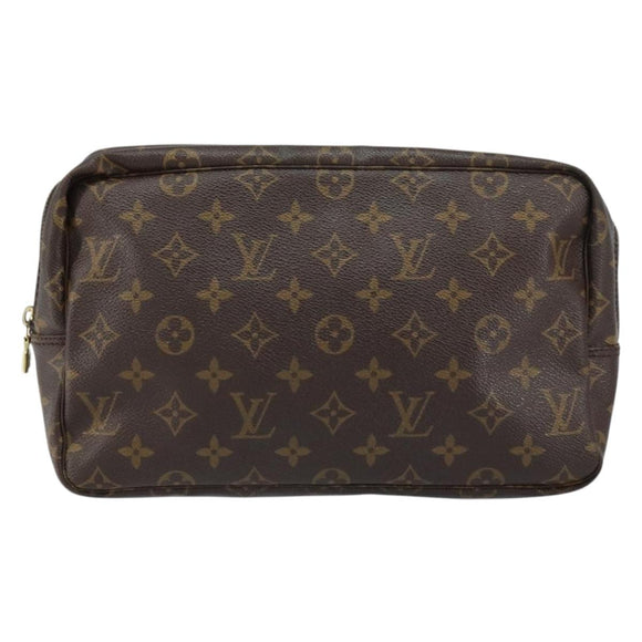 LOUIS VUITTON Monogram Trousse Toilette 28 Clutch Bag M47522 LV Auth ep12551
