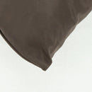 PRADA Shoulder Bag Nylon Beige Silver Auth ep12552-13