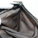 PRADA Shoulder Bag Nylon Beige Silver Auth ep12552-20