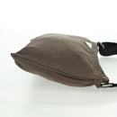 PRADA Shoulder Bag Nylon Beige Silver Auth ep12552-5