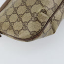 GUCCI GG Supreme Pouch PVC Beige Auth ep12553-16