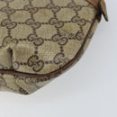 GUCCI GG Supreme Pouch PVC Beige Auth ep12553-14