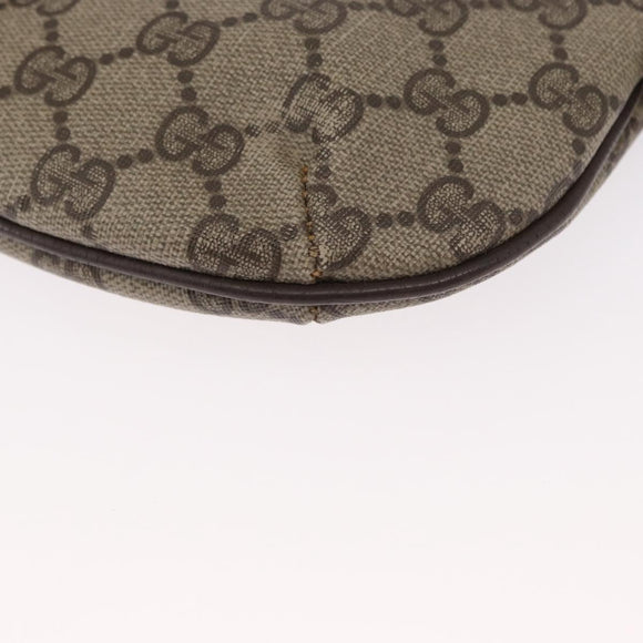 GUCCI GG Supreme Shoulder Bag PVC Beige Gold 904 02 020 Auth ep12554