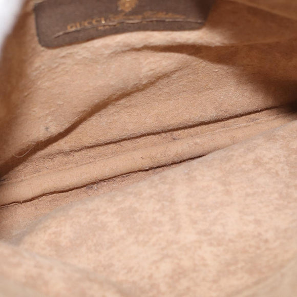 GUCCI GG Supreme Shoulder Bag PVC Beige Gold 904 02 020 Auth ep12554