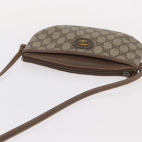 GUCCI GG Supreme Shoulder Bag PVC Beige Gold 904 02 020 Auth ep12554