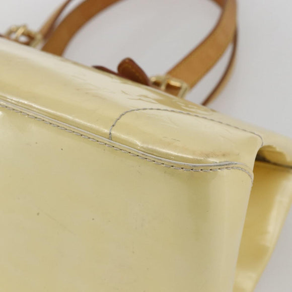 LOUIS VUITTON Monogram Vernis Rosewood Avenue Bag Perle M93508 LV Auth ep12556