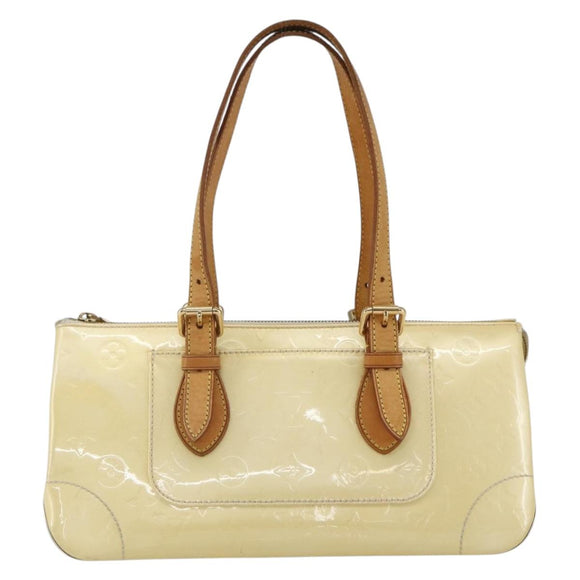 LOUIS VUITTON Monogram Vernis Rosewood Avenue Bag Perle M93508 LV Auth ep12556