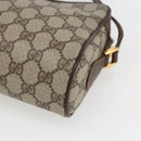 GUCCI GG Supreme Web Sherry Line Shoulder Bag PVC Beige 56 02 087 Auth ep12559-16