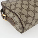 GUCCI GG Supreme Web Sherry Line Shoulder Bag PVC Beige 56 02 087 Auth ep12559-17
