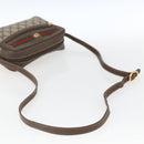 GUCCI GG Supreme Web Sherry Line Shoulder Bag PVC Beige 56 02 087 Auth ep12559-7
