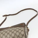 GUCCI GG Supreme Web Sherry Line Shoulder Bag PVC Beige 56 02 087 Auth ep12559-8
