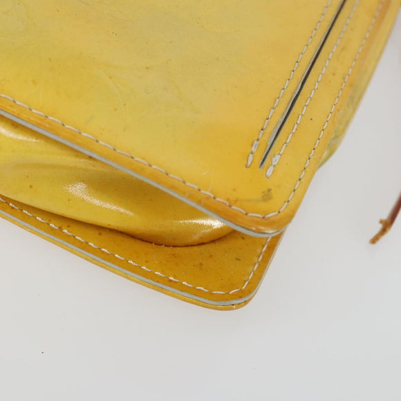 LOUIS VUITTON Monogram Vernis Motto Accessory Pouch Gris M91030 LV Auth ep12561