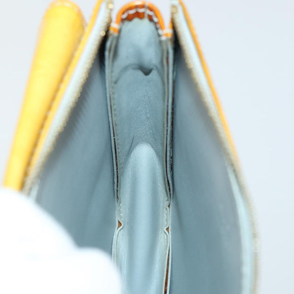 LOUIS VUITTON Monogram Vernis Motto Accessory Pouch Gris M91030 LV Auth ep12561