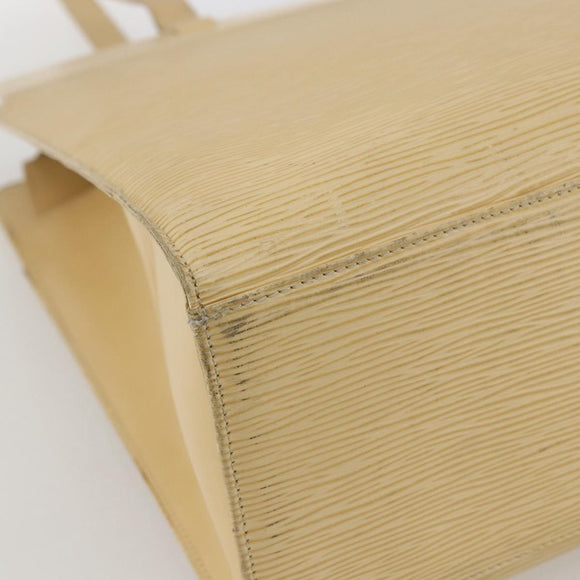 LOUIS VUITTON Epi Croisette GM Tote Bag Vanilla M5250A LV Auth ep12562