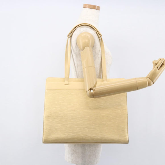 LOUIS VUITTON Epi Croisette GM Tote Bag Vanilla M5250A LV Auth ep12562