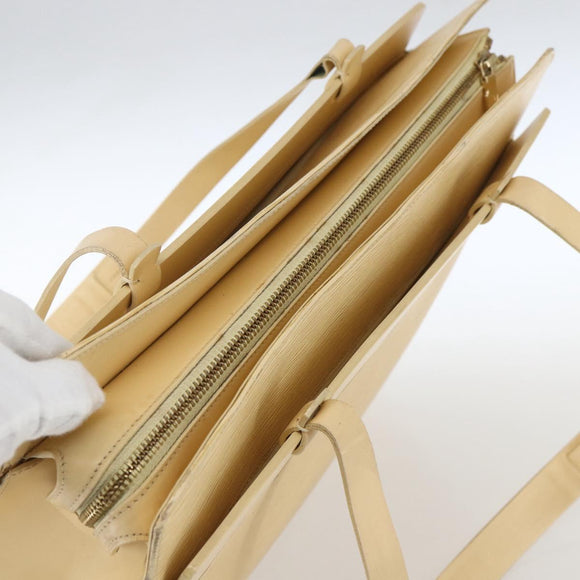 LOUIS VUITTON Epi Croisette GM Tote Bag Vanilla M5250A LV Auth ep12562