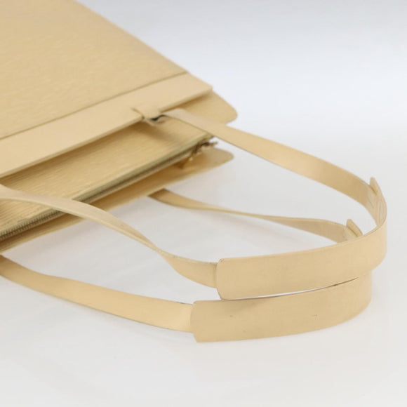 LOUIS VUITTON Epi Croisette GM Tote Bag Vanilla M5250A LV Auth ep12562