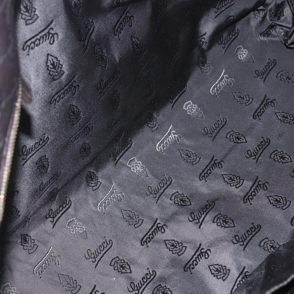 GUCCI GG Canvas Guccissima Tote Bag Leather Brown Gold 211120 Auth ep12564