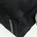 PRADA Hand Bag Nylon Leather Black Silver Auth ep12566-15