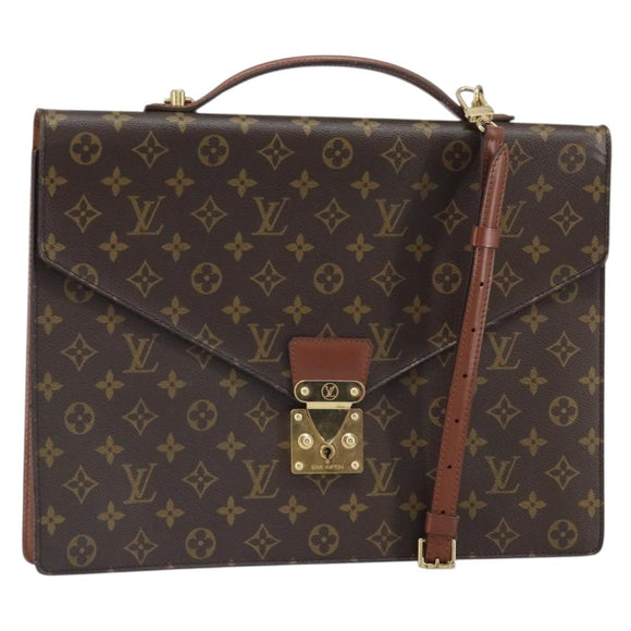 LOUIS VUITTON Monogram Porte Documents Bandouliere Bag M53338 LV Auth ep12567