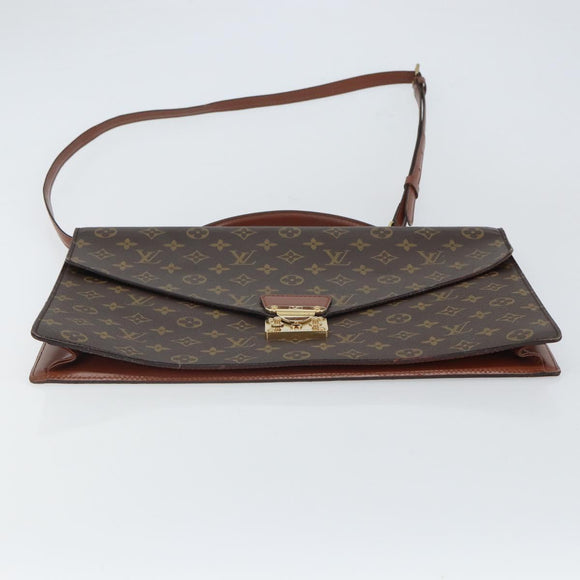 LOUIS VUITTON Monogram Porte Documents Bandouliere Bag M53338 LV Auth ep12567