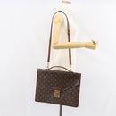 LOUIS VUITTON Monogram Porte Documents Bandouliere Bag M53338 LV Auth ep12567-27